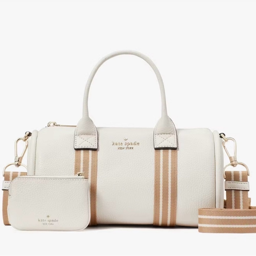 Kate Spade White and Tan Women's Bag Set NWT UNCLUDED BUT NEVER WORN - Picture 1 of 15